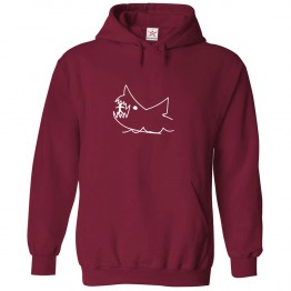 Funny Shark Unisex Classic Kids and Adults Pullover Hoodie